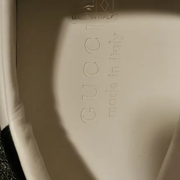 ATHANTIC GUCCI Sneakers White BRAND NEW SIZE 6.5 M 8.5 W.with COA - Picture 5 of 10